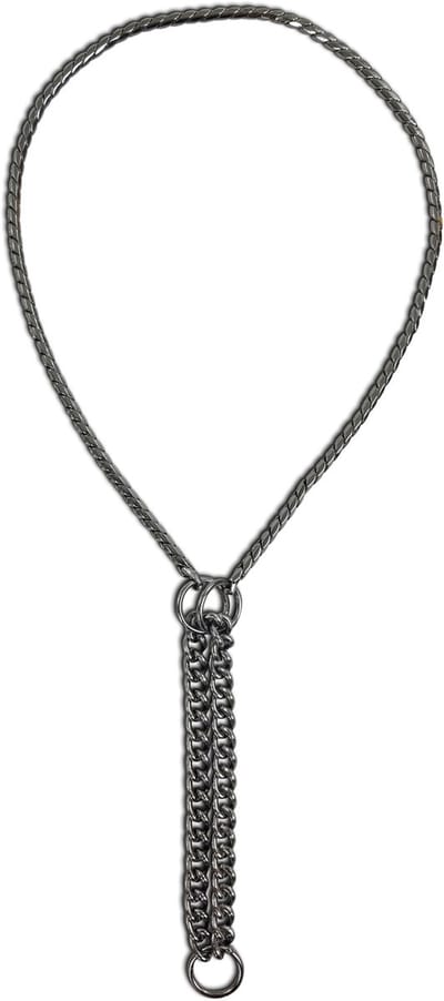 Topmast Slipketting Slangenketting - Halsband Hond - Zilver - 40 cm - Sliphalsband - Voor Honden