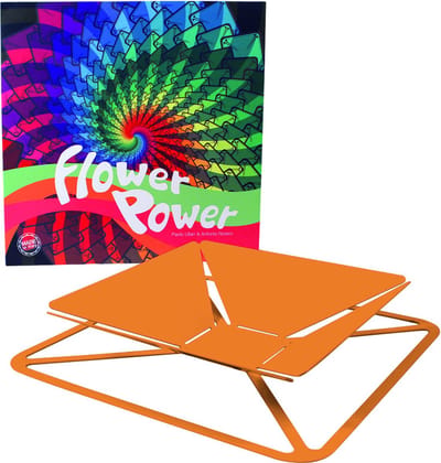 Officinanove - Accessoires Flowerpower Fruitschaal - Roestvast Staal - Oranje -