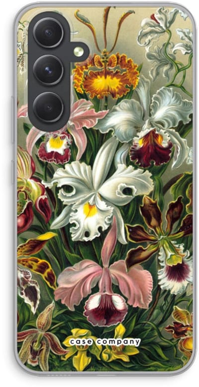 Case Company® - Hoesje geschikt voor Samsung Galaxy A54 hoesje - Haeckel Orchidae - Soft Cover Telefoonhoesje - Bescherming aan alle Kanten en Schermrand