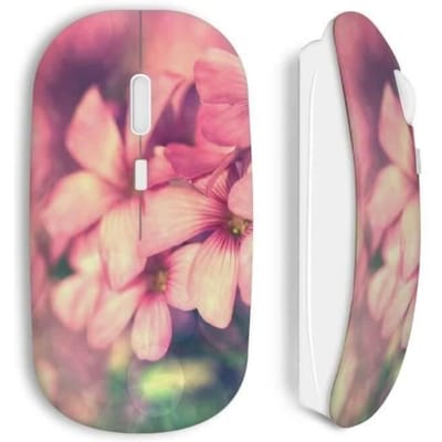 Souris sans fil pink flowers