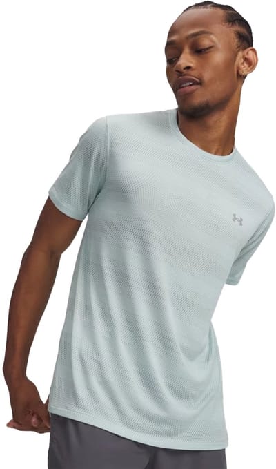 Under Armour Velociti T-shirt Met Korte Mouwen Grijs S Man