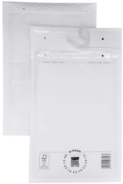 heykapak - Luchtkussenzak - F16 wit - 240x350mm - Set van 100
