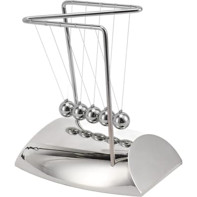 Z-vorm Pendelbal Speelgoed Staal Balans Zwaaiende Ballen Speelgoed Perpetuum Mobile Fysica Wetenschap Speelgoed voor Kinderen