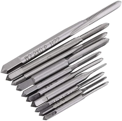 Spiraalboor voor metaalbewerking - Titanium, recht, conisch, voor M1 tot M3 - 10 standaardtypen