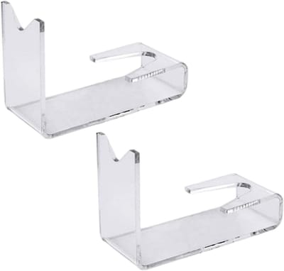 Acryl Display Standaard - Speelgoed Platform - Verzamelingen Tonen - Beschermfolie Inbegrepen - 2 Stuks - Transparant