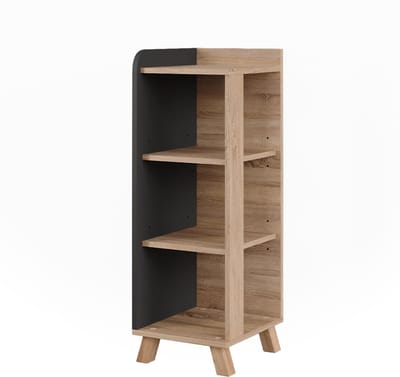 Vicco Karen Midikast – 30 x 90 cm met 4 planken Sonoma/antraciet
