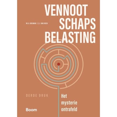 Vennootschapsbelasting - Boom Fiscale Studieboeken - W.R. Kooiman