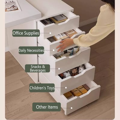 Kaptafel met LED Spiegel - 120x55x75 cm - Wit - Novihome