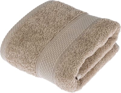 Homescapes badstof handdoek 100% katoen beige