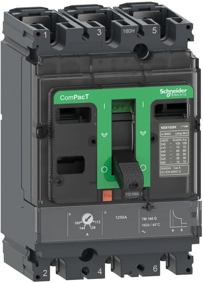Schneider Electric C10F3TM032 Vermogensschakelaar 1 stuk(s) Schakelspanning (max.): 690 V/AC (b x h x d) 105 x 161 x 86 mm Piece