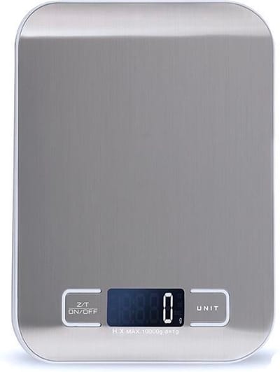 Finnacle - Precisie Keukenweegschaal - Digitale Keukenweegschaal - Tot 5kg - RVS