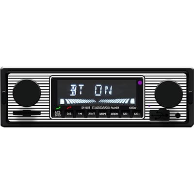 BT Vintage Radio lecteur MP3 stéréo USB AUX voiture stéréo Audio U disque black