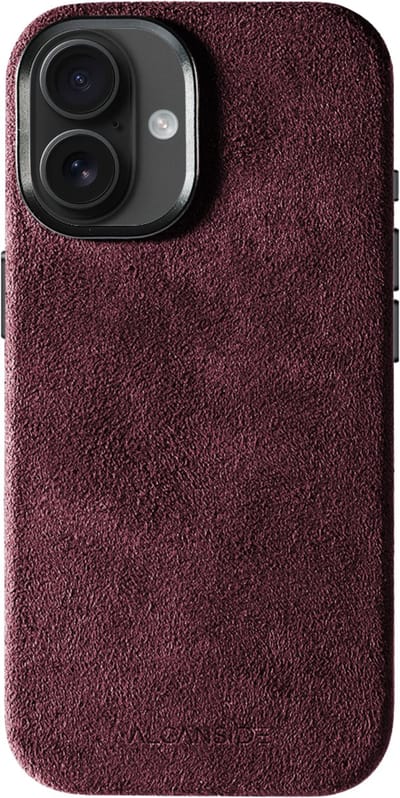 iPhone Alcantara Case - Wine Red (World Cup edition)