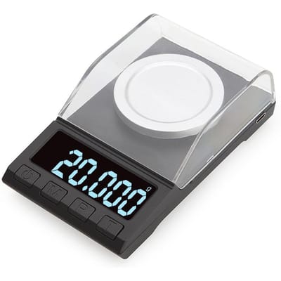 Balance numérique Portable, bijoux en or, poudre, Mini balance électronique de poche, professionnelle The weight of the article shall not exceed 20g. argenté