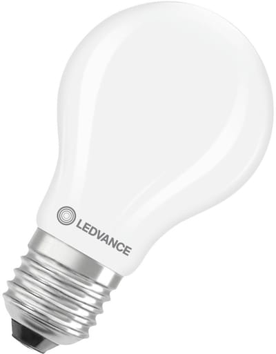 Ledvance LED Classic A60 Filament Lamp E27 - 3.4W 470lm 2700K 230V - Mat Glas - Ø60mm - Geschikt voor nachtkastjes, kinderkamers, kleine armaturen