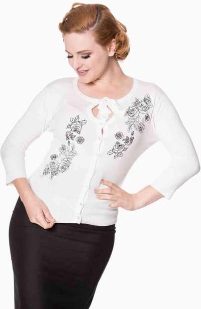 Dancing Days - DELILAH Cardigan - S - Wit