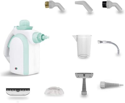 Handheld Stoomreiniger - Drukstomer - Grondige Reiniging - Chemisch Vrij - 1000 Watt - Groen