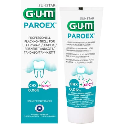 GUM PAROEX&reg; Fluoridtandpasta 0,06% CHX + CPC 75 ml