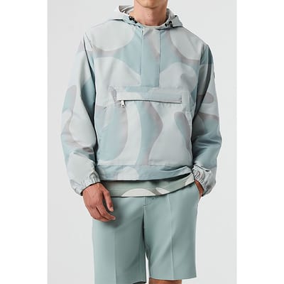 AlphaTauri Oamio V1.y8.01 Anorak Sage Maat: S | Regenjassen Outlet | Heren | Wit