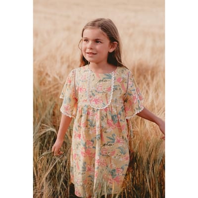 Louise Misha Dress Christina Soft Honey Parrots Size: 6M | Dresses Outlet | Unisex |