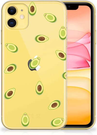 Apple iPhone 11 Siliconen Case Avocado