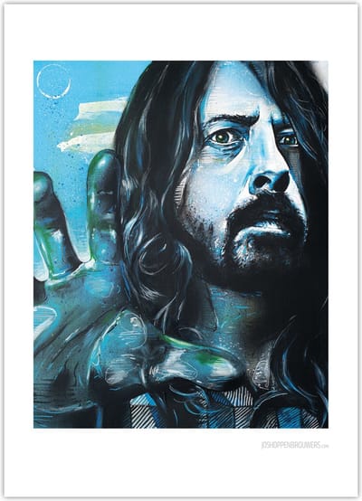 Dave Grohl 01 poster 50x70 cm