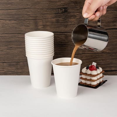 Wit-Stijlvolle Koffiebeker Karton 7oz 180ml Espresso Wit 100 Stuks. Onze Koffiebeker Karton 7oz 180ml Espresso Wit is perfect voor het serveren van espresso en kleine koffie's.