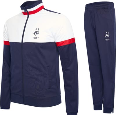 Frankrijk Trainingspak Heren - Maat S t/m XXL - Sportkleding - Voetbaltrainingspak - Volwassenen - FFF