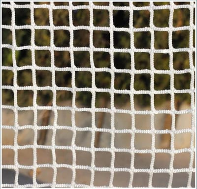Veiligheidsnet Balkon - Beschermnet Hek - Kinderen Huisdieren - Knoopvrije Weeftechniek - 3M x 3M - Wit