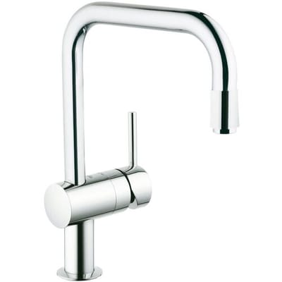 GROHE Minta keukenkraan - draaibare U-uitloop - uittrekbare handdouche - chroom - 32067000