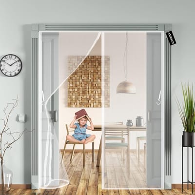 Hordeur Magnetisch 165 x 210 cm - Automatische Sluiting en Insectenwering voor Huizen en Tuinen