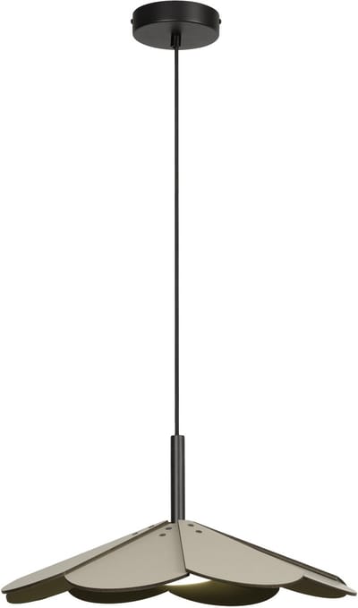 Lucide BLOMSTER - Hanglamp - Ø 47 cm - LED Dimbaar - 1x9W 2700K - Groen | Essential - Japandi