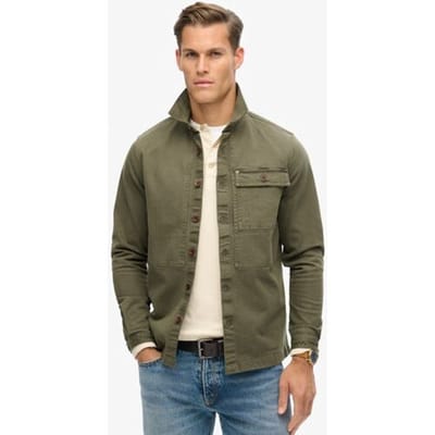 Superdry The Merchant Store - Utility Overshirt Groen Grootte: S
