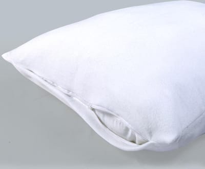 Homéé® Molton Kussensloop Flanel stretch wit 60x70cm 100% gekamde katoen - kussen beschermer 2 stuks
