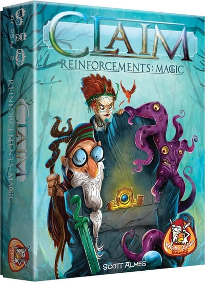 White Goblin Games - Claim Reinforcements: Magic - Kaartspel - 2 spelers - Tactisch kaartspel - Vanaf 10 jaar - Kaartspel met unieke facties