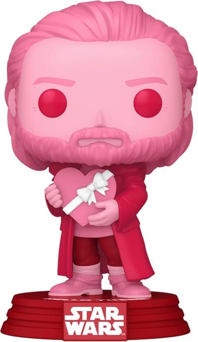 Star Wars Obi-Wan Kenobi (Valentine's Day) vinyl figuur 671 Funko Pop! meerkleurig