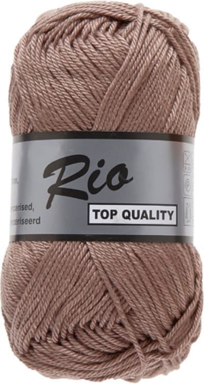 Lammy Yarns Rio Katoen garen - Lever (118) - 5 bollen van 50 gram - pendikte 3 - 3,5 mm.
