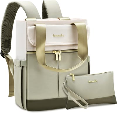 Dames kleine stad rugzak en handtas 2-in-1 multifunctionele tas voor dagelijks gebruik