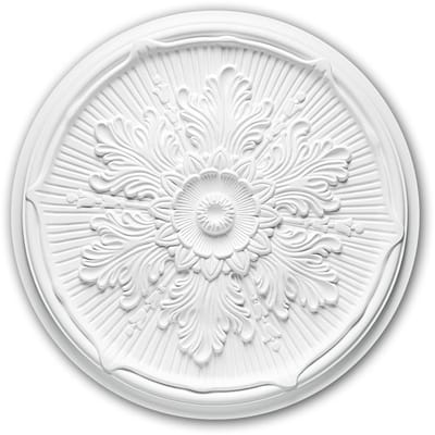 Plafond Rozet 156022 Profhome Sierelement plafond centrum neo-renaissance stijl wit Ø 52,5 cm