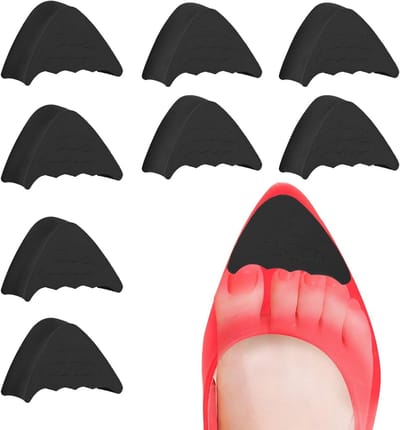 Verstelbare schoenvullers voor grote schoenen, 4 paar, halfmaat dempingszolen voor een betere pasvorm in casual, sport- en hoge hak schoenen