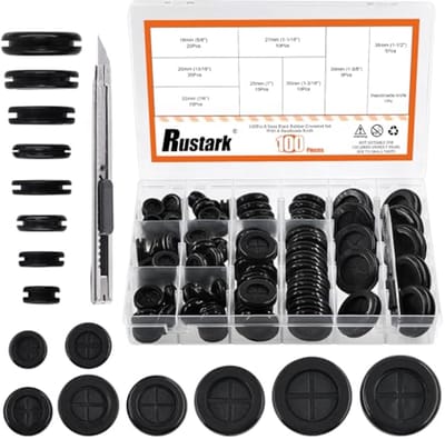 O-ring rubberen sluitsluitingen set - Assortiment dubbelzijdig met gereedschap - 8 maten voor auto en sanitair