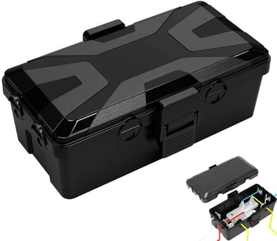 Kabelbox - Kabeldoos - IP68 - Camping - Lege Verbindingsdoos - 26.1 x 15 x 9.4 cm - Zwart