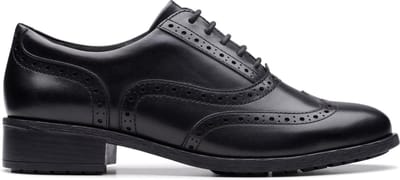 Clarks Havisham Oak - dames veterschoen - Zwart - maat 42 (EU) 8 (UK)