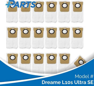 Dreame L10s Ultra SE Stofzakken (18 Stuks, Plus.Parts® alternatief voor RDB3)