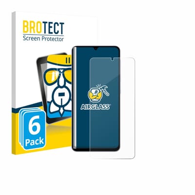Screenprotector 6 Stuks voor Samsung Galaxy A07 Beschermglas transparant