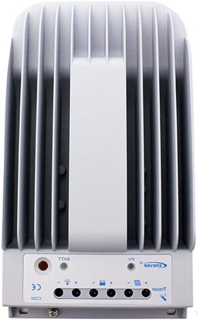 MPPT Solar Charge Controller - Zonne Laadregelaar - Energie Beheer - Geavanceerde MPPT Technologie - 30A 12/24V - Grijs