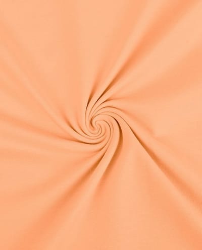 Tricot Stof Uni Zalm Roze – Oeko-Tex Jersey Katoen met Stretch – 150 cm Breed – 220 gr/m²
