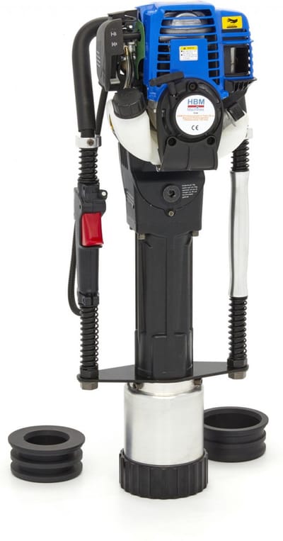 HBM professionele benzine palenrammer, heimachine 4-Takt 38 cc, 120 mm