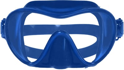Diving Mask Blue Silicone Adults