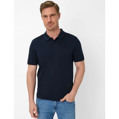Brax Heren Poloshirt  Style PARVIS navy, donkerblauw, maat 5XL